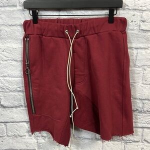 NWT MR. COMPLETELY exposed zipper | burgundy | size small